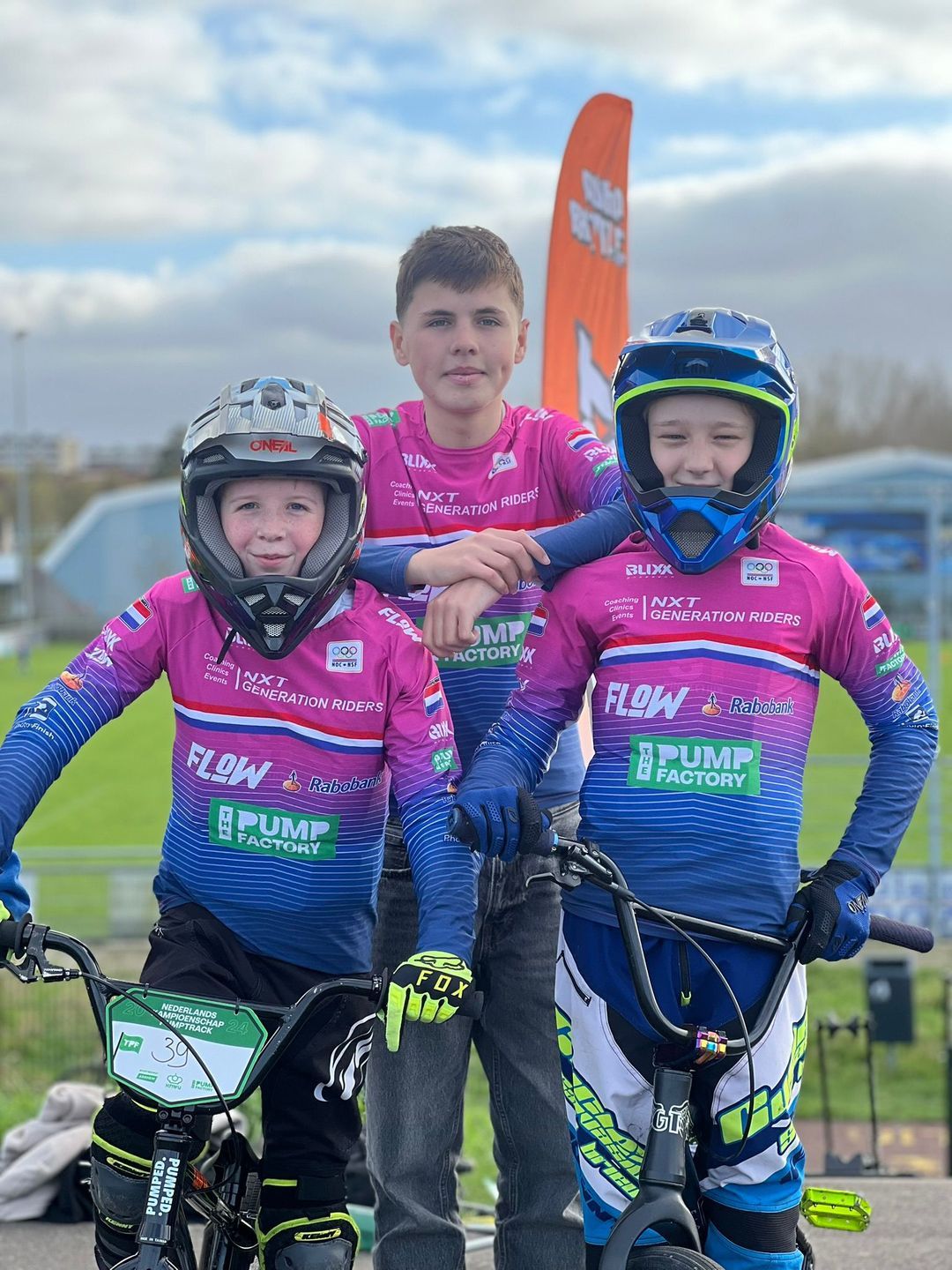 Drie NXT Generation Riders riders